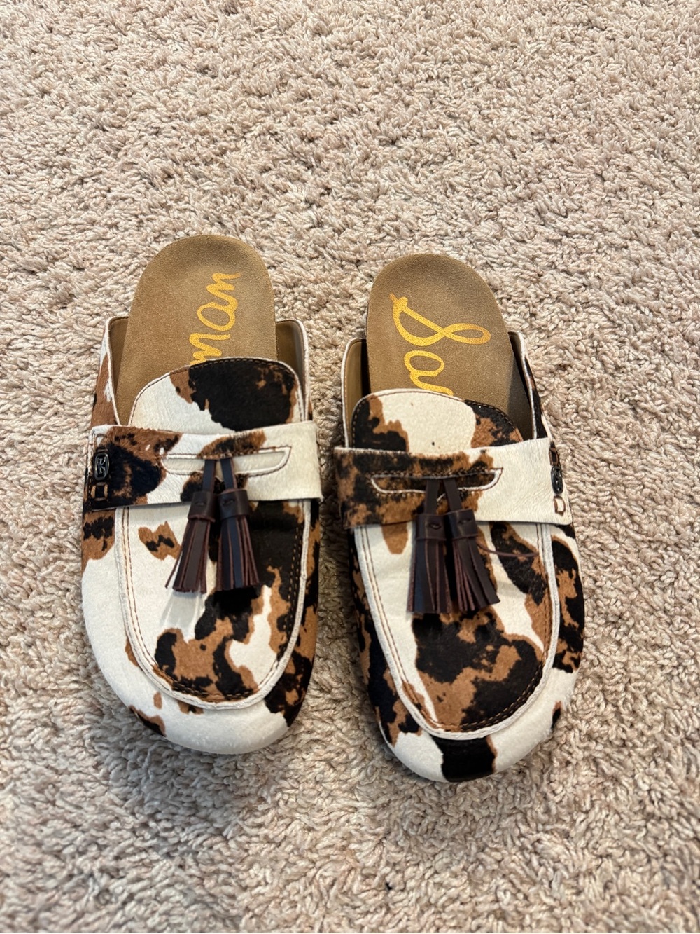 Sam Edelman Astrid Tassel Mules Size 8 - Picture 4 of 10